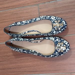 Tory Burch Floral Flats